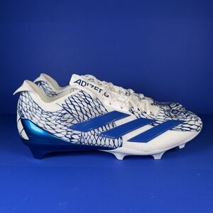 Adidas Adizero Electric Grafiti Football Cleats Blue White IH8569 Men's Size‎ 13